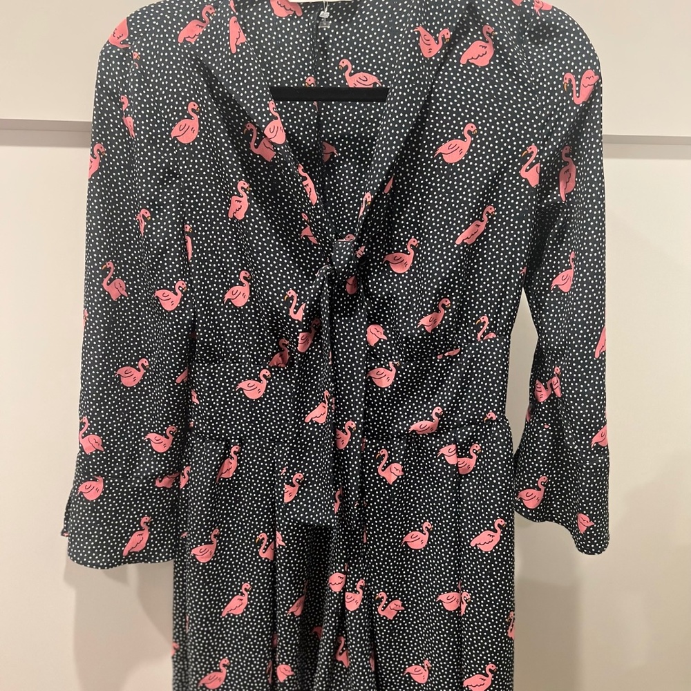 Zara basic Flamingo Romper - SMALL